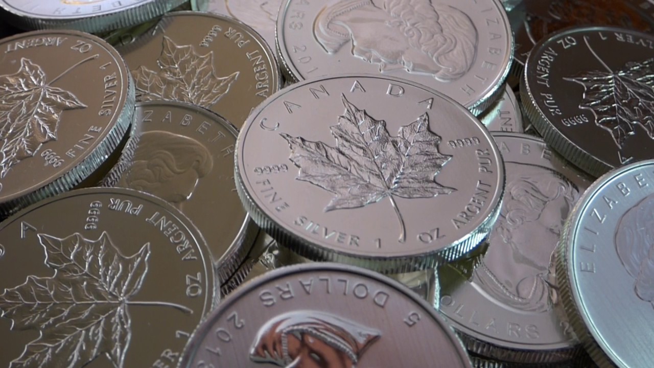 Stříbrná investiční mince Maple&nbsp;Leaf (1&nbsp;oz)