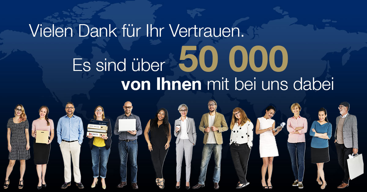 Mehr als 50&nbsp;000&nbsp;Kunden kaufen bereits Gold und Silber bei&nbsp;IBIS&nbsp;InGold