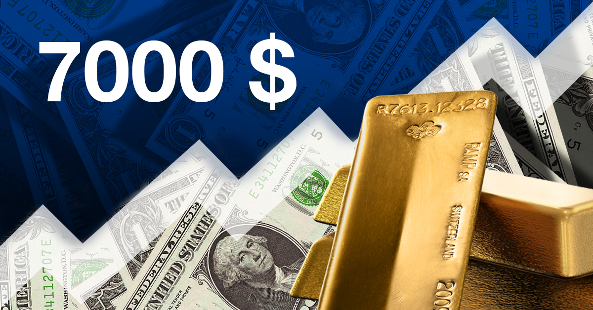 Morris obliczył cenę złota do 2030 r. Cena uncji trojańskiej może wzrosnąć do 7 000 USD