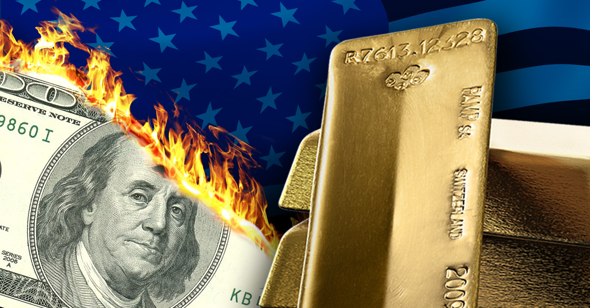 Zlato rastie so slabnúcim dolárom