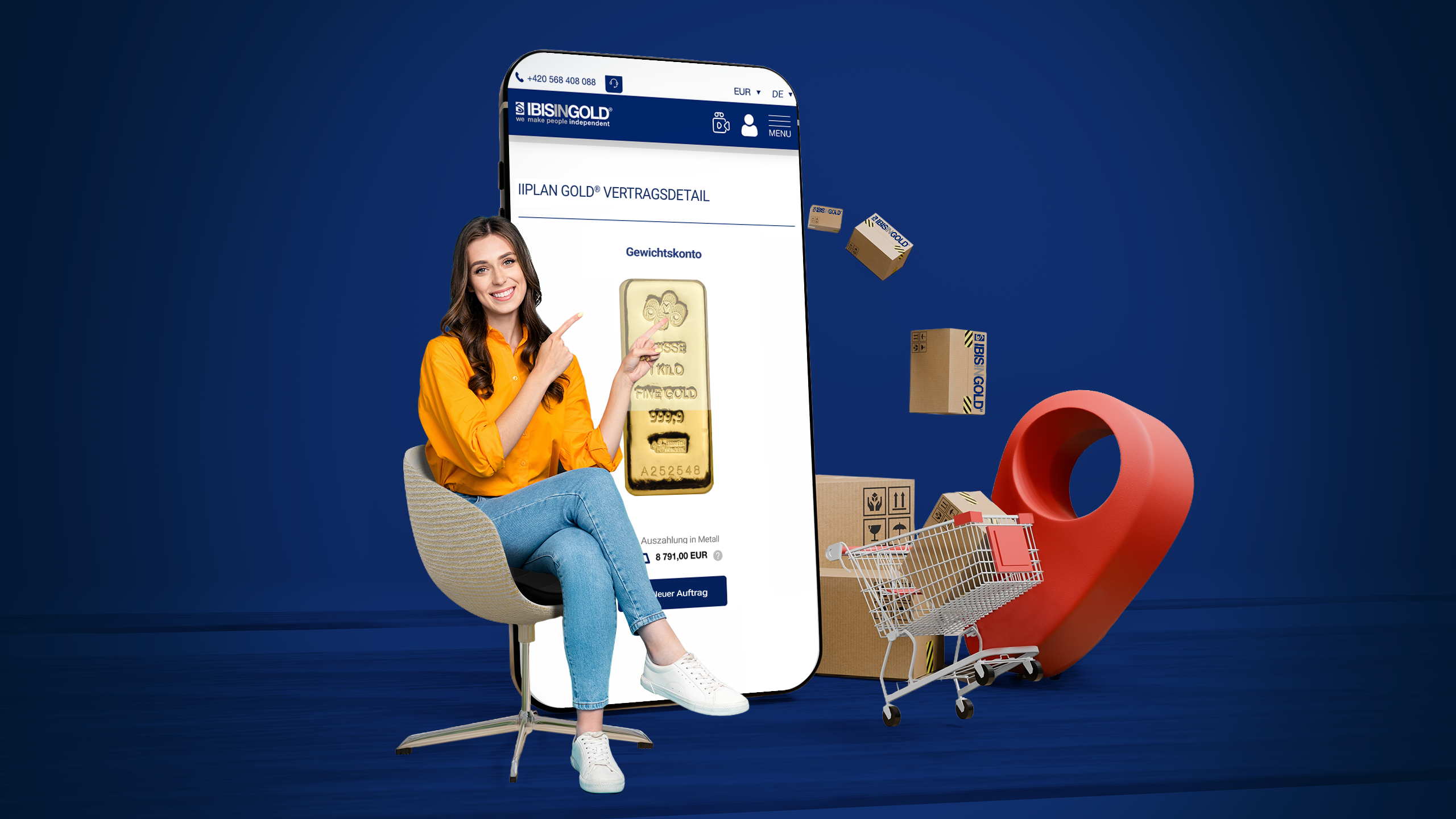 Smart Plus-Auszahlung: In einem Schritt Goldauszahlungen und Kontoliquidität verwalten