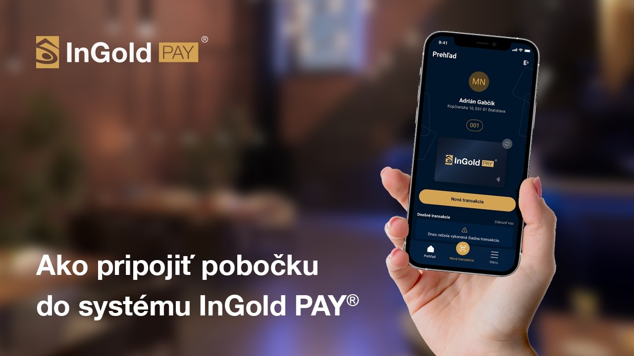 Ako pripojiť pobočku do systému InGold PAY