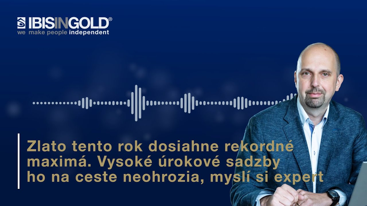 Zlato tento rok dosiahne rekordné maximá. Vysoké úrokové sadzby ho na ceste neohrozia, myslí si expert