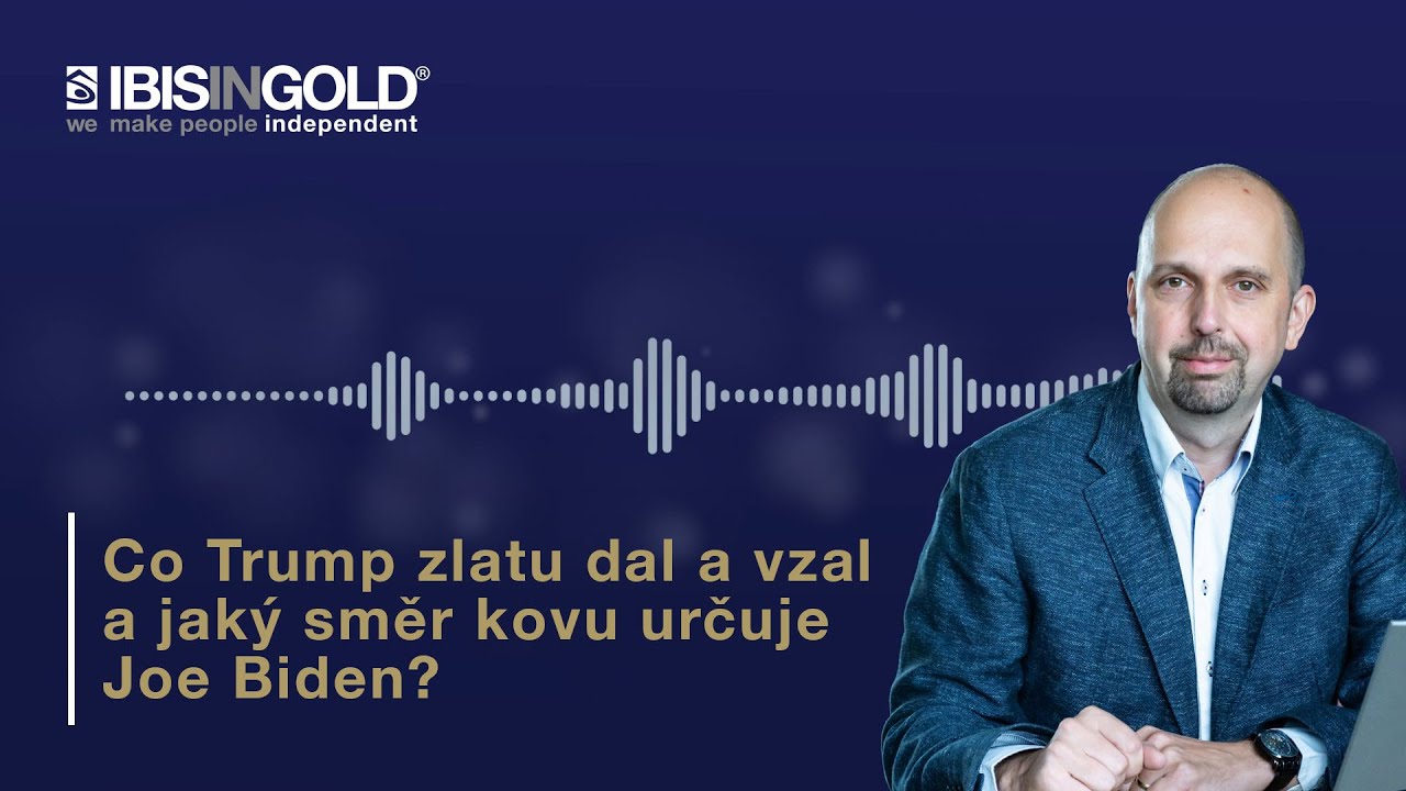 Co Trump zlatu dal a vzal a jaký směr kovu určuje Joe Biden?