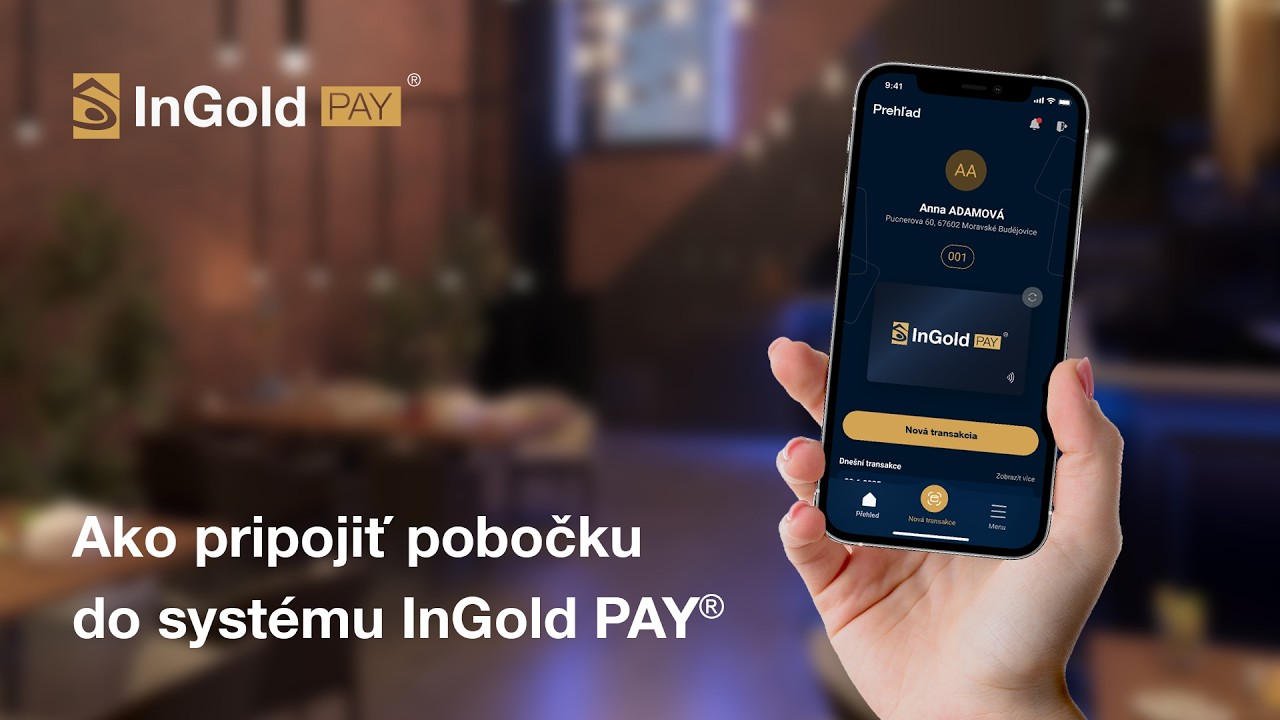 Ako pripojiť pobočku do systému InGold PAY