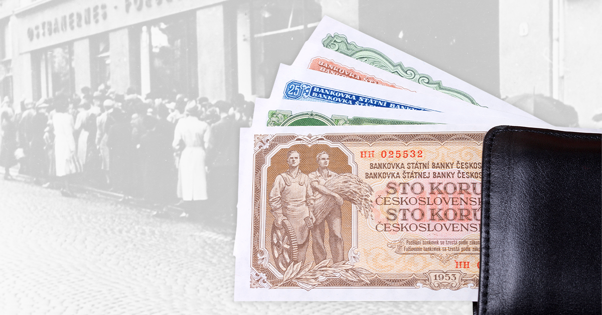 Od československé měnové reformy uběhlo 70&nbsp;let. Zažíváme podezřele podobnou situaci?